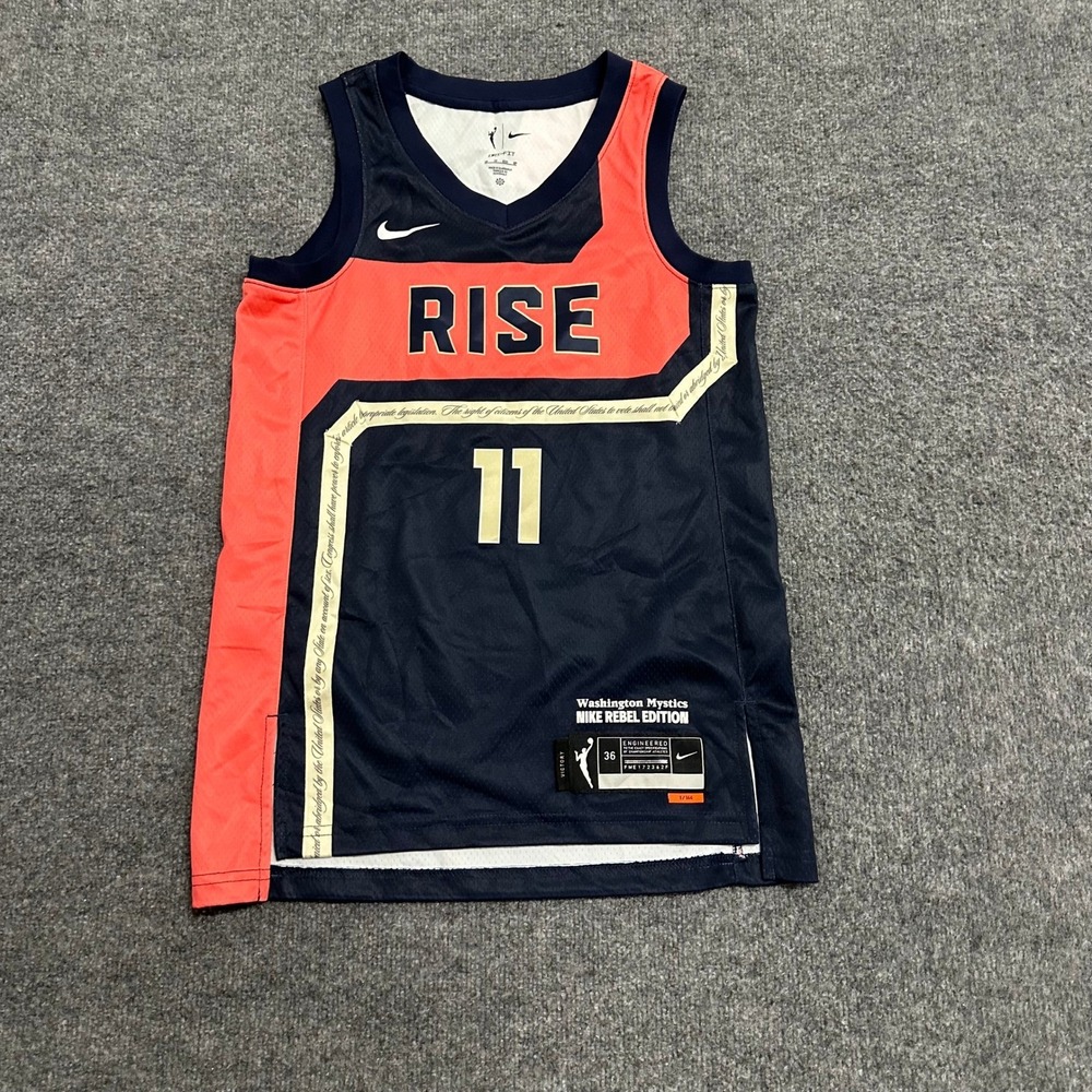 Nike Jersey Womens Size XS Delle Donne Washington Rebel Edition Basketball Navy